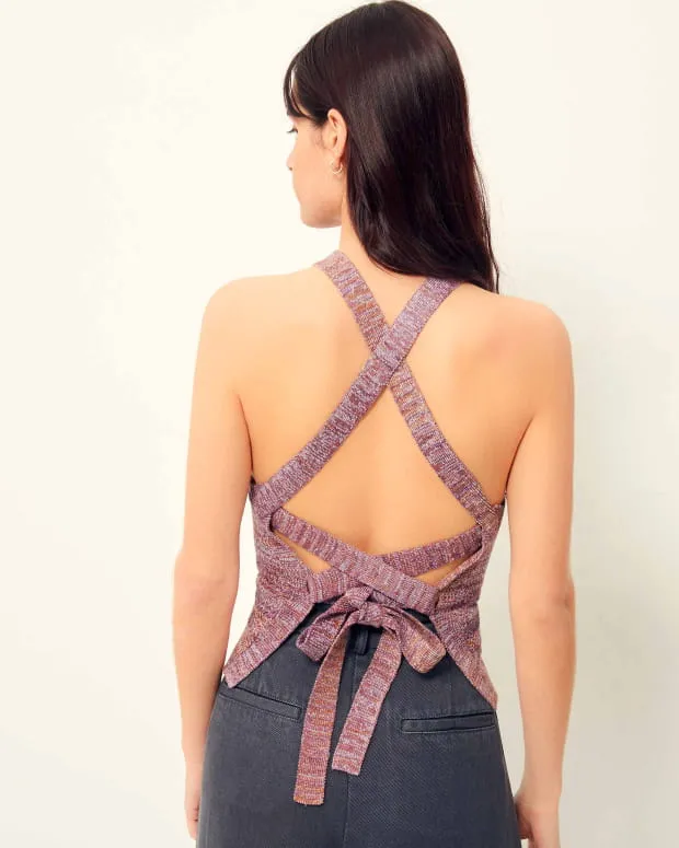 BIBASUN Purple Tan | Débardeur | SESSÙN Site officiel 
